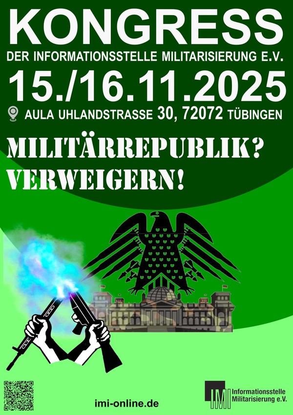IMI-Kongress 2025 Informationsstelle Militarisierung Kongress 2025