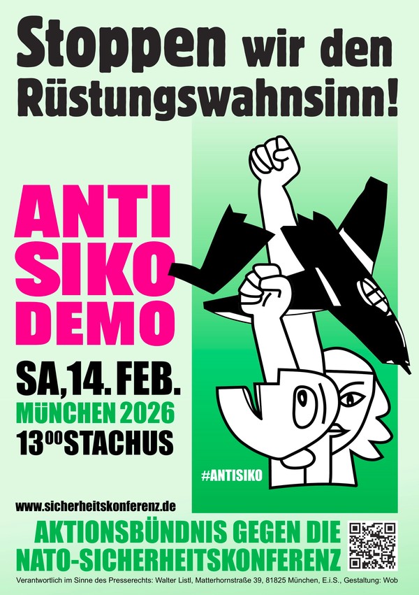 Plakat für 2026 ANTI-SIKO-DEMO